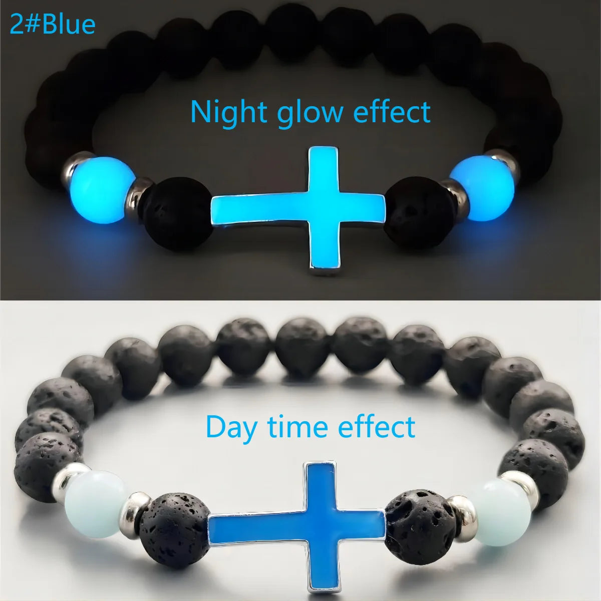 Luminous Volcanic Cross Bracelet™