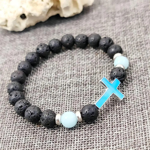 Luminous Volcanic Cross Bracelet™